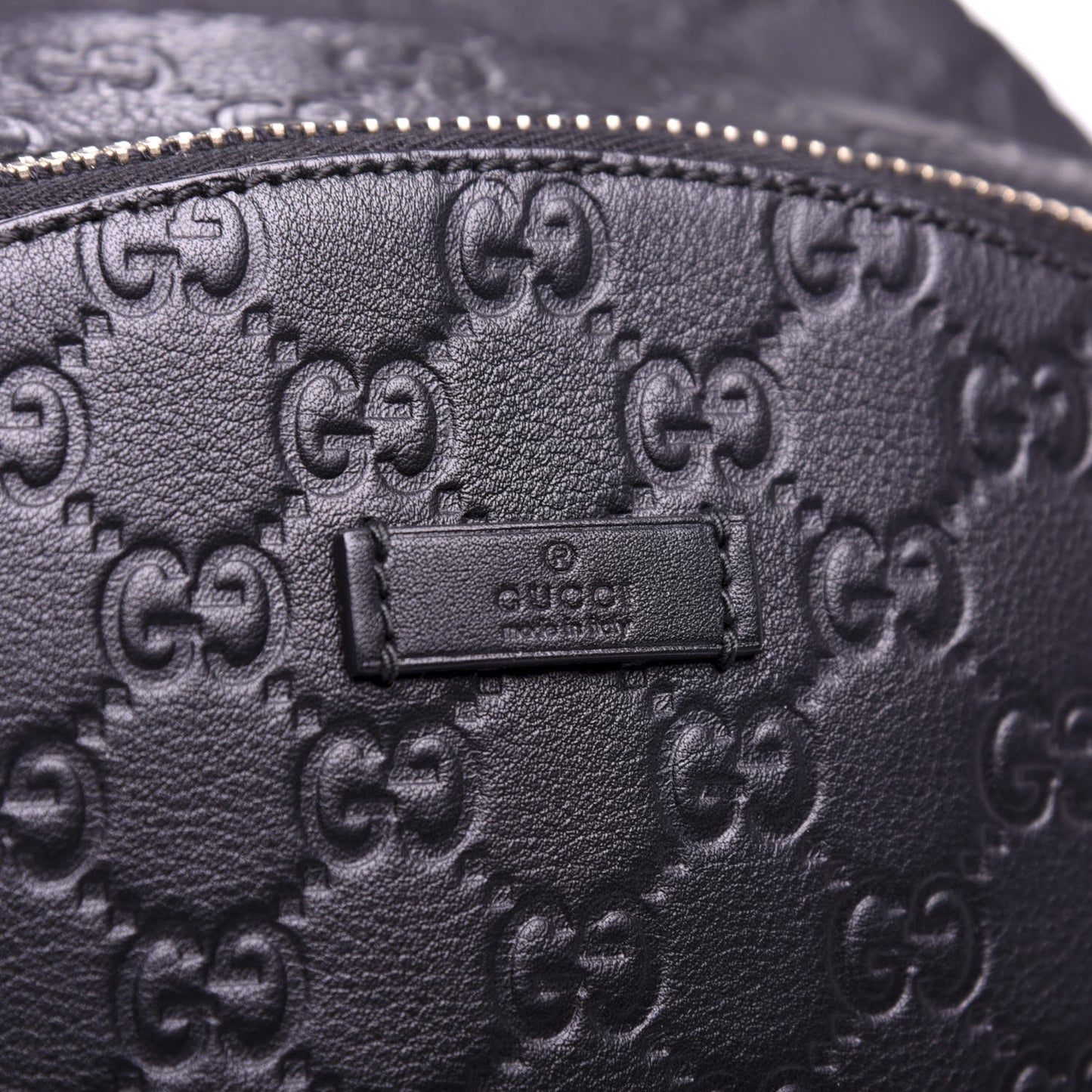 Guccissima Medium Classic Backpack Black