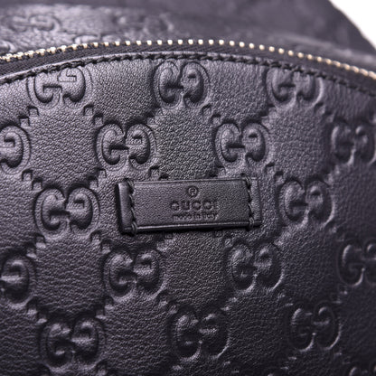 Gucci Guccissima Medium Classic Backpack Black 7 of 9