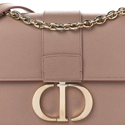 Christian Dior Grained Calfskin 30 Montaigne Chain Flap Bag Blush 8 of 14