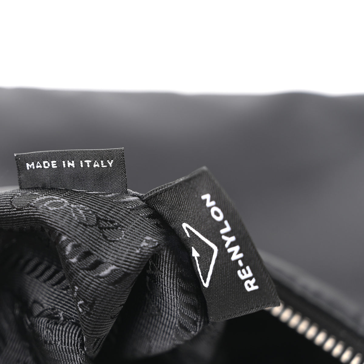 Prada Nylon Re-Edition 2005 Shoulder Bag Black 7 of 10