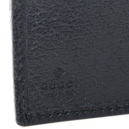 Gucci GG Supreme Monogram Web Mens Ophidia Bi-Fold Coin Wallet Beige Blue 6 of 7
