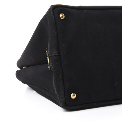Prada Canapa Logo Tote Black 7 of 10