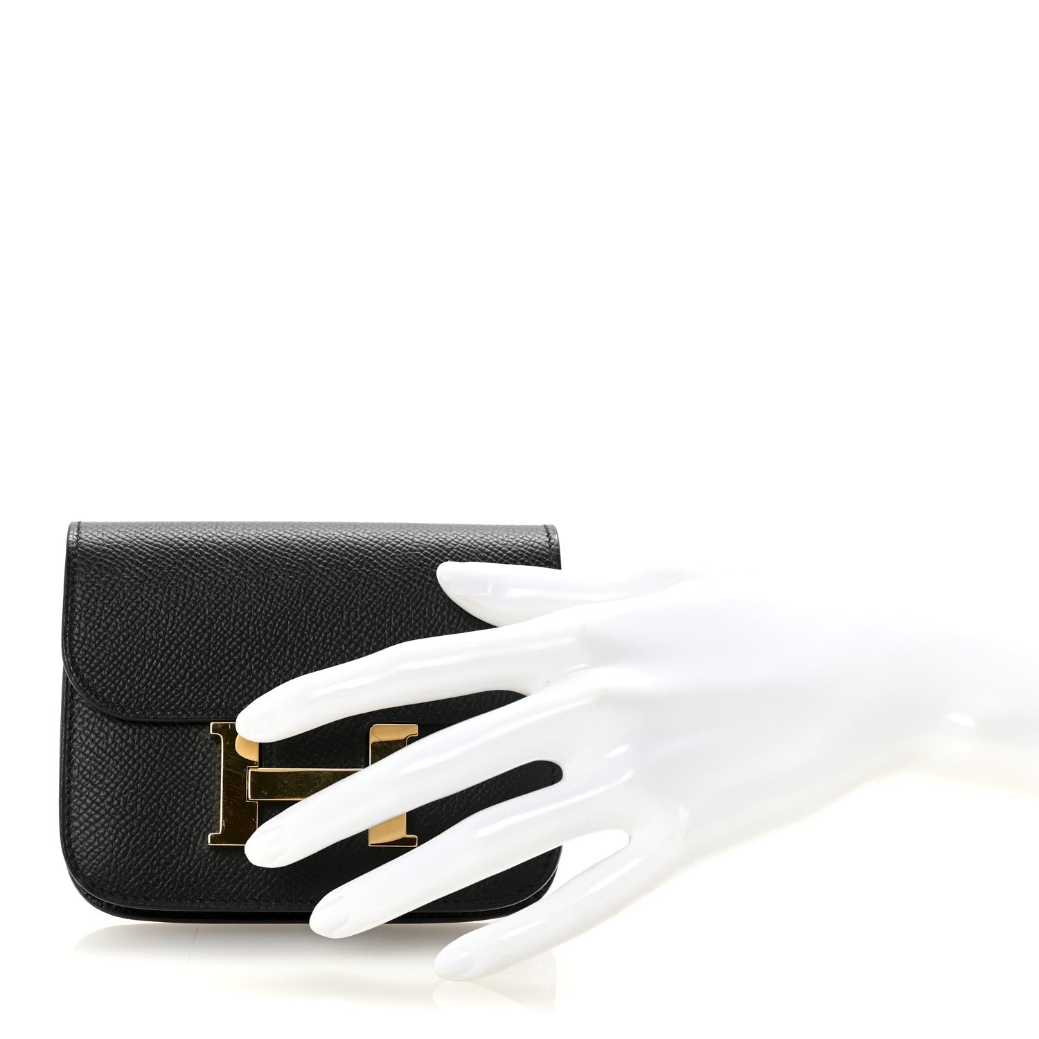 Hermes Epsom Constance Slim Wallet Black 2 of 8
