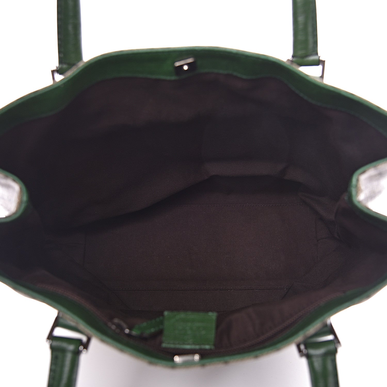 Gucci GG Plus Monogram Small Vertical Tote Green 5 of 14