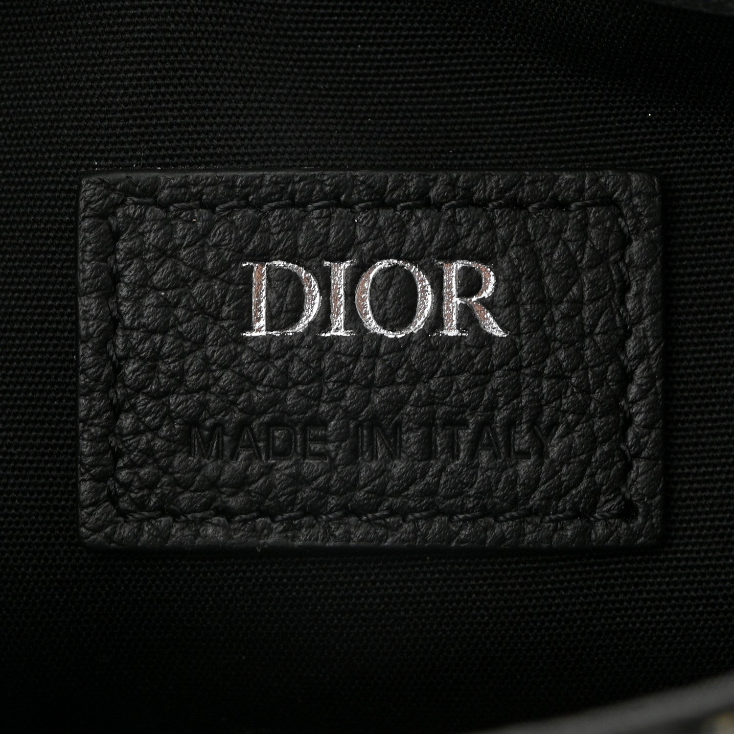 Christian Dior Oblique Saddle Messenger Pouch Beige Black 6 of 10