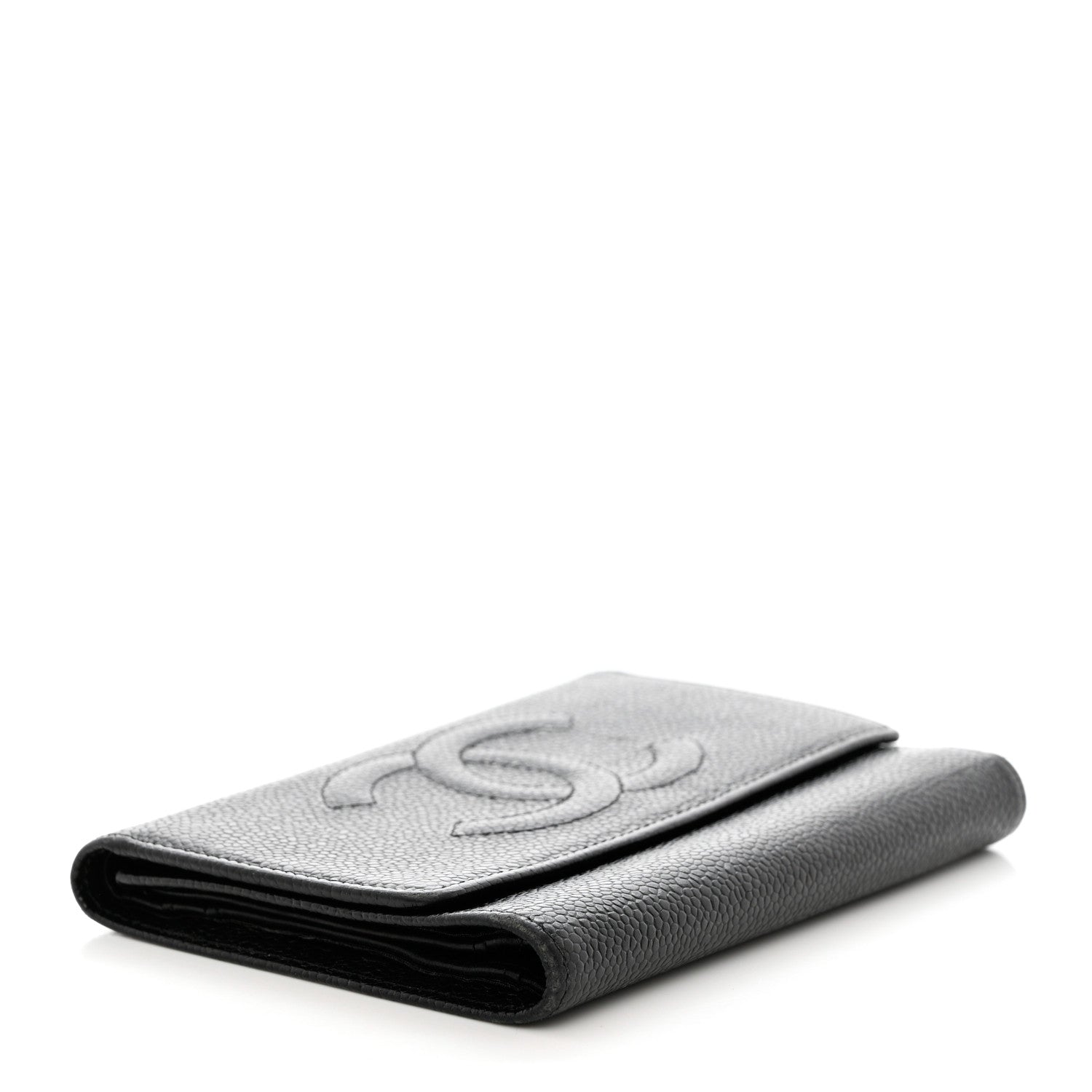 Chanel Caviar Timeless CC Flap Wallet Black 4 of 9