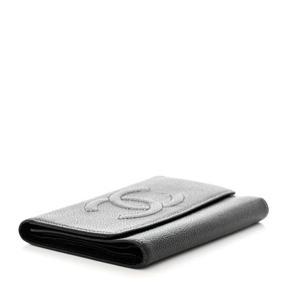 Chanel Caviar Timeless CC Flap Wallet Black 4 of 9