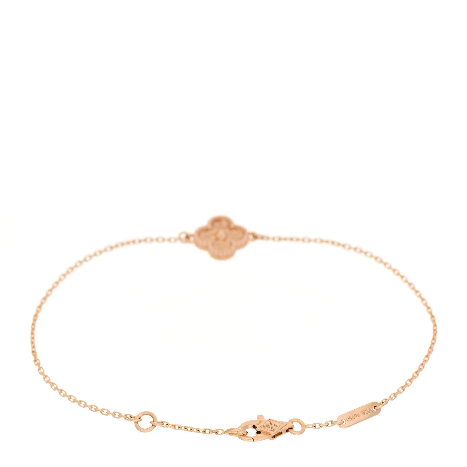 Van Cleef & Arpels 18K Rose Gold Sweet Alhambra Bracelet 2 of 5