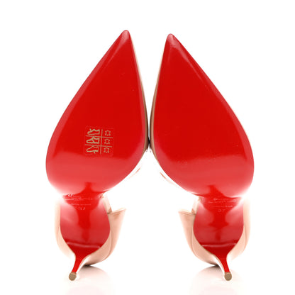 Christian Louboutin Patent Iriza 100 Pumps 37 Nude 5 of 9