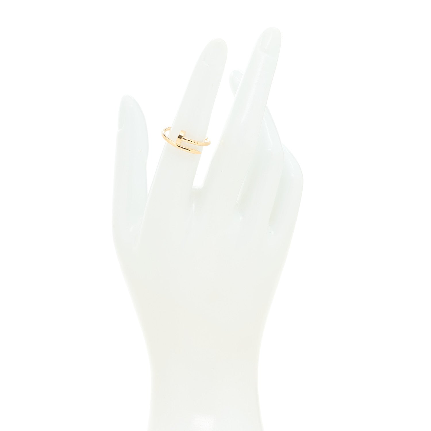 Cartier 18K Yellow Gold Small Juste Un Clou Ring 51 5.75 2 of 5