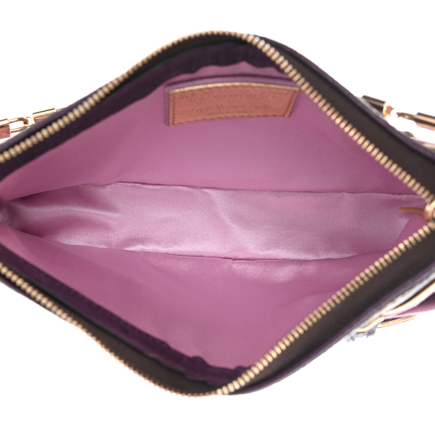Monogram Suede Ostrich Les Extraordinaires Pochette
