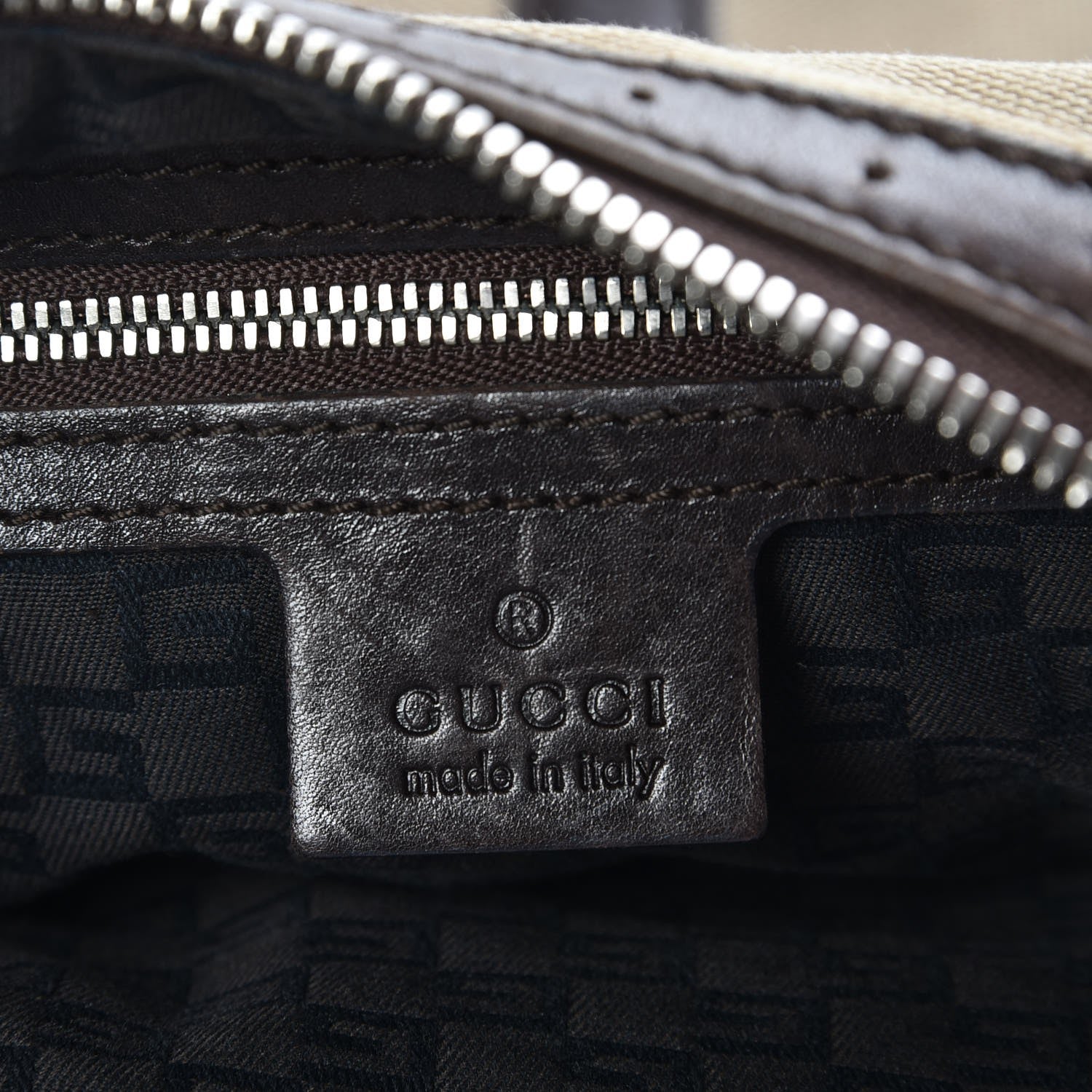 Gucci Canvas Web GG Reins Hobo Brown 6 of 7