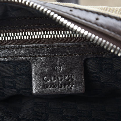 Gucci Canvas Web GG Reins Hobo Brown 6 of 7