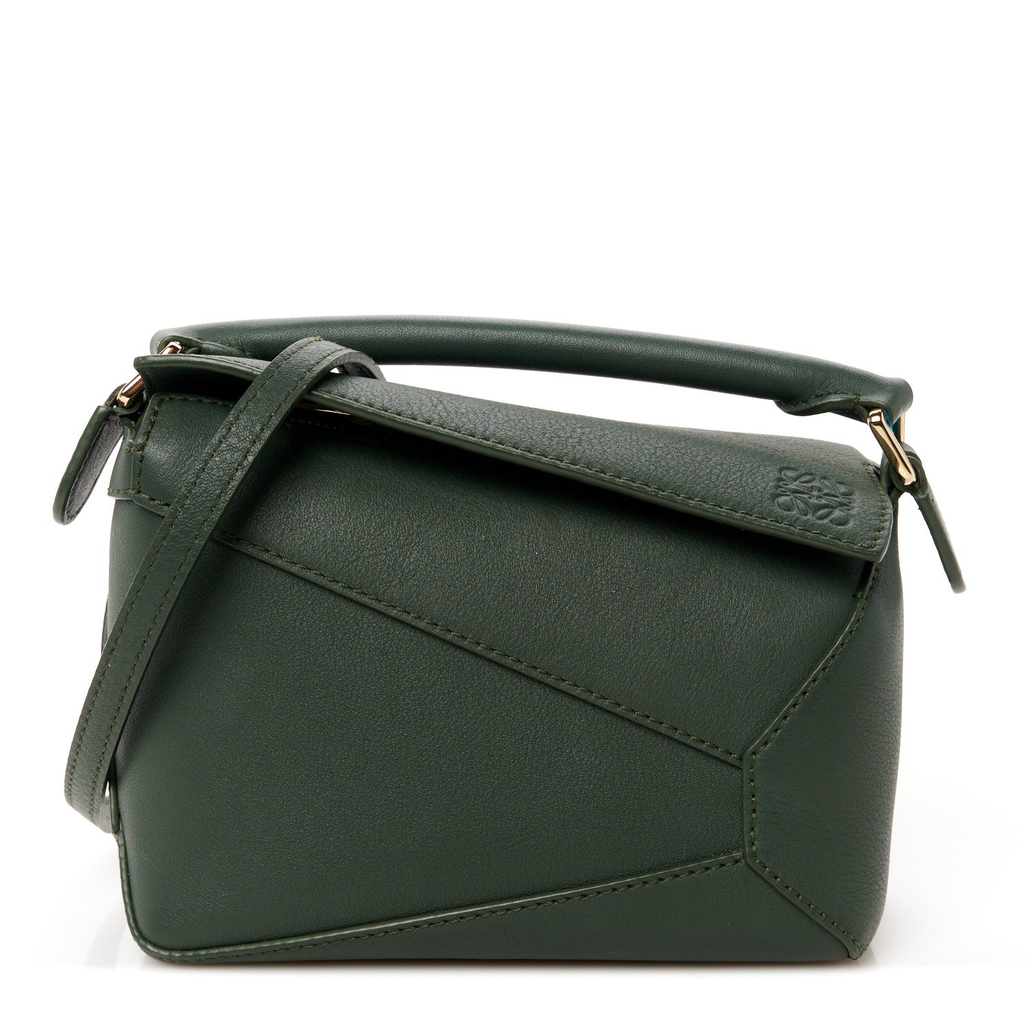 Loewe Calfskin Mini Puzzle Edge Bag Vintage Khaki 1 of 10