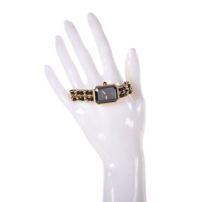 Chanel Stainless Steel Lambskin 20mm Chain Premiere Quartz Watch Gold L 2 of 14