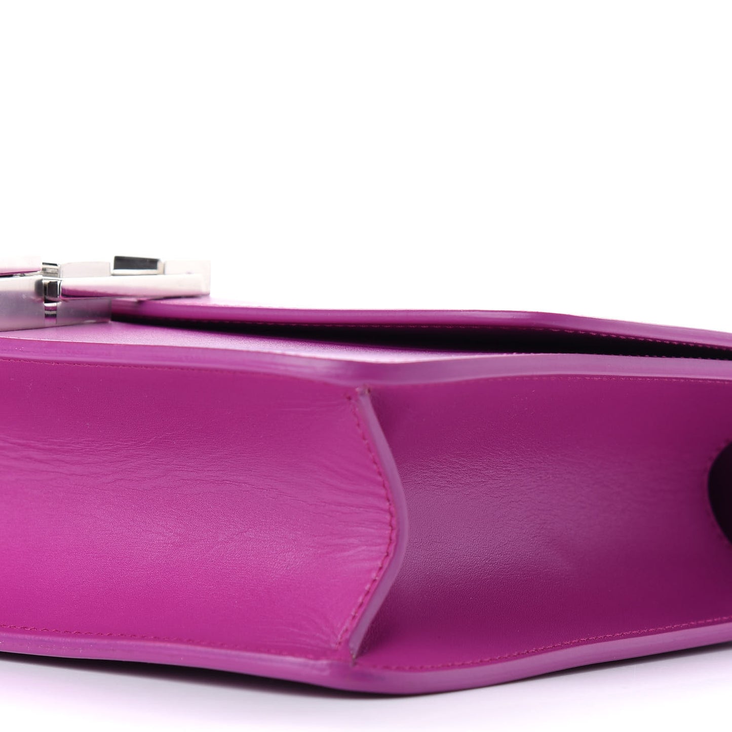Smooth Calfskin Le Carre Shoulder Bag Purple