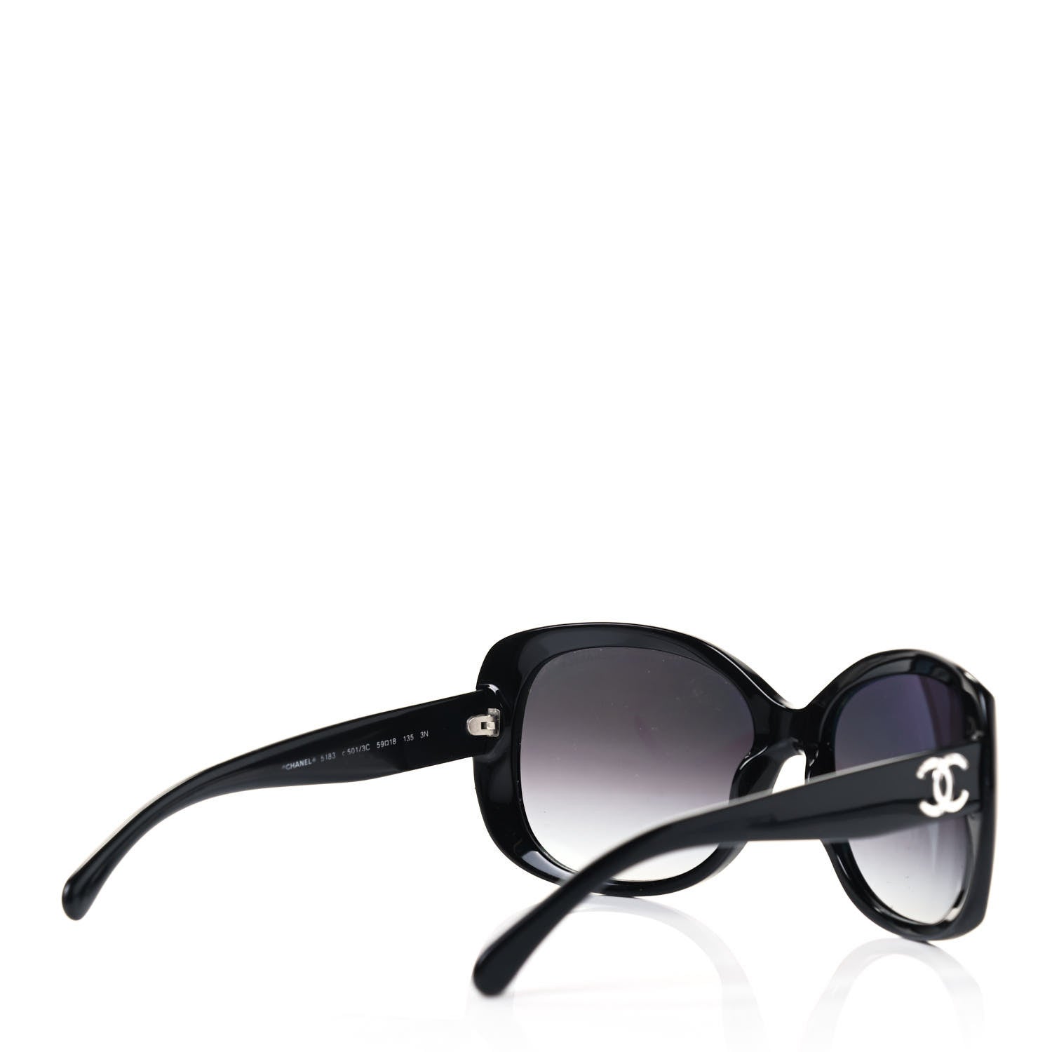 Chanel CC Sunglasses 5183 Black 3 of 6