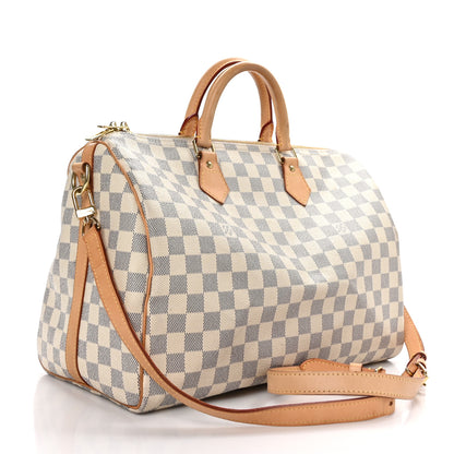 Louis Vuitton Damier Azur Speedy Bandouliere 35 3 of 15