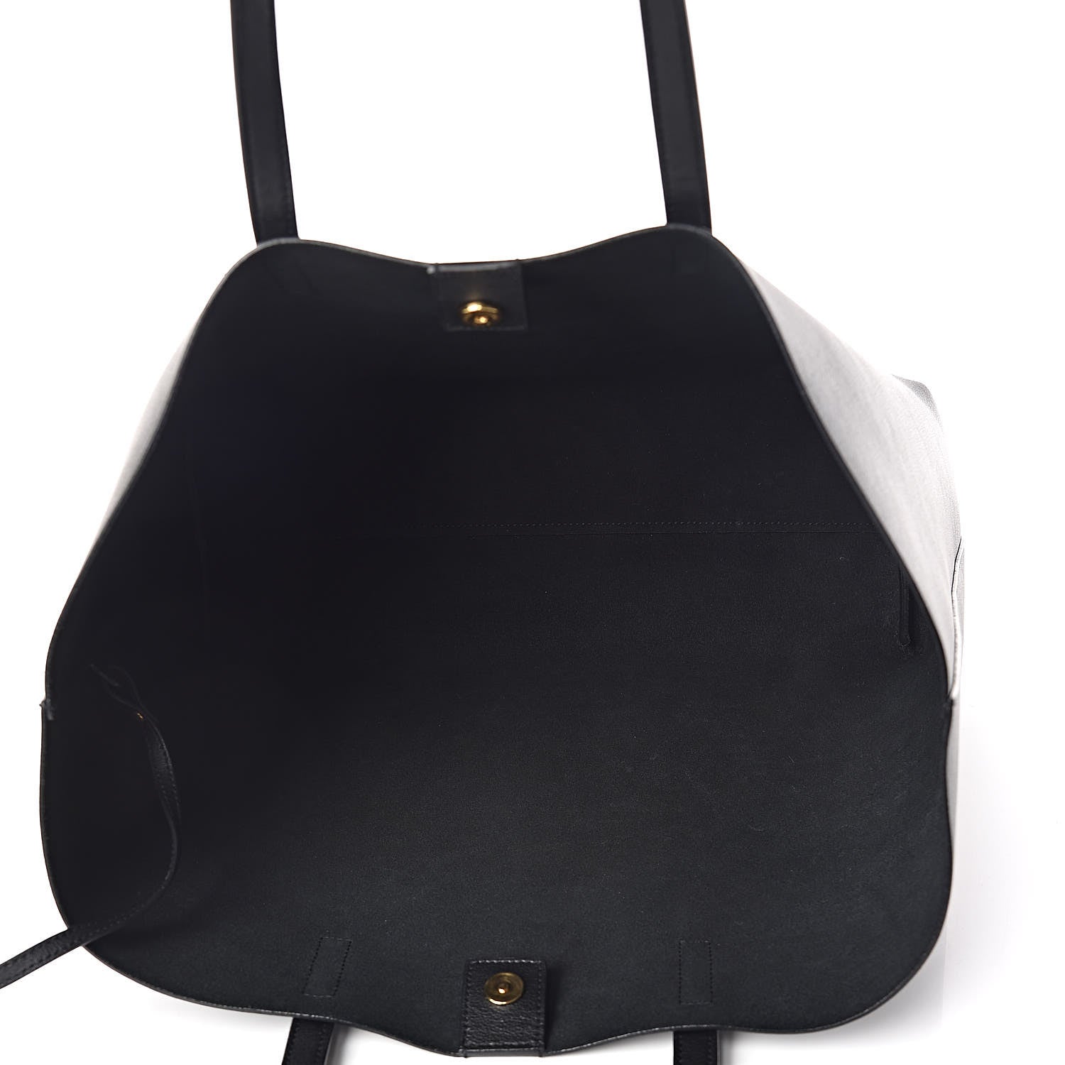 Saint Laurent Calfskin Large Shopping Tote Black 6 of 11