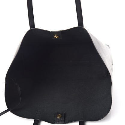 Saint Laurent Calfskin Large Shopping Tote Black 6 of 11
