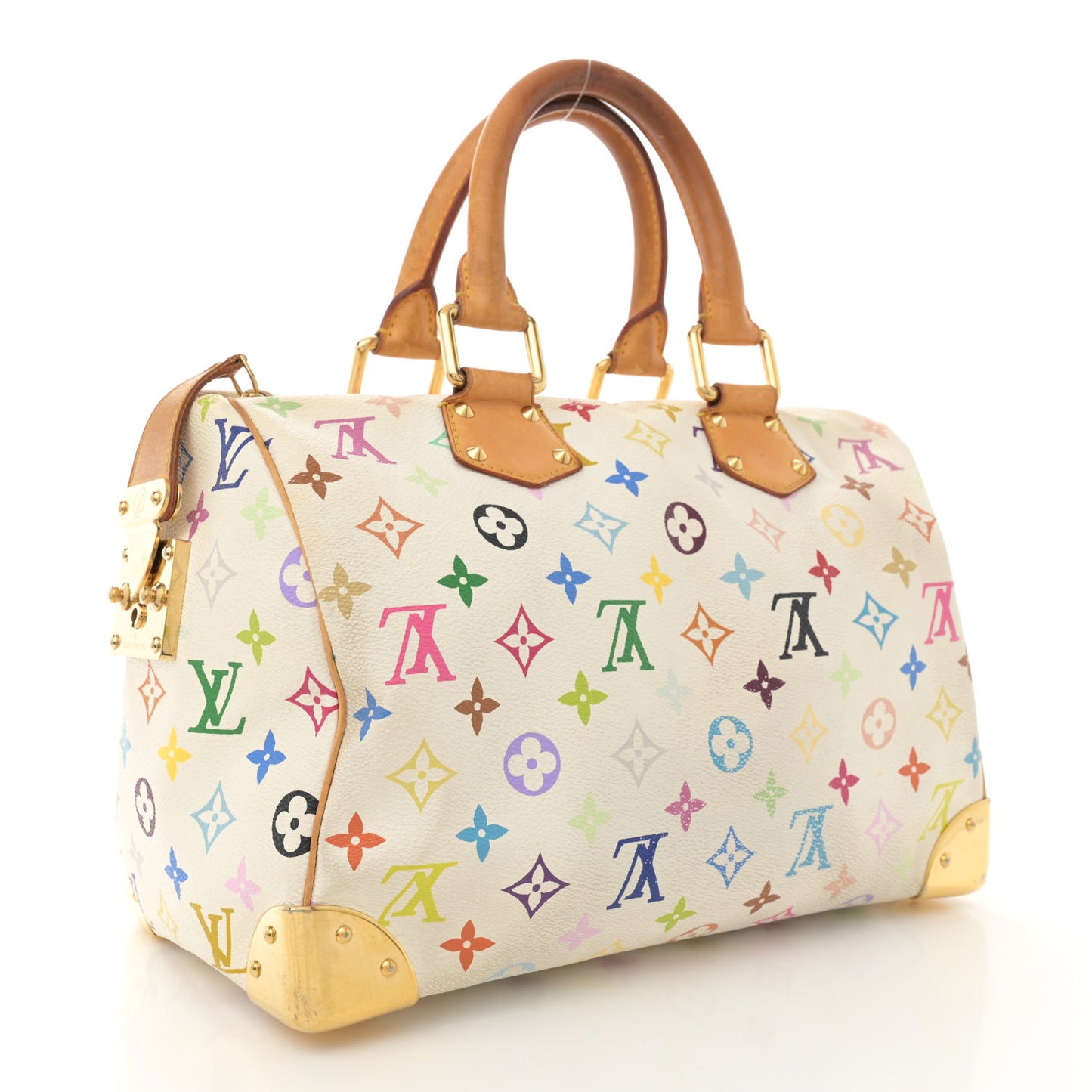 Monogram Multicolor Speedy 30 White