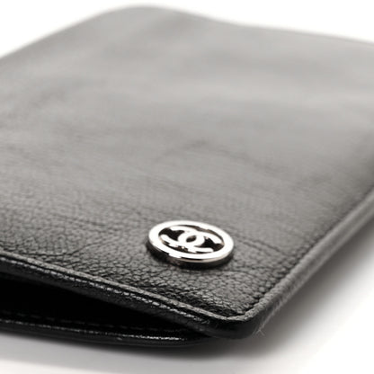 Chanel Goatskin CC Yen Wallet Black 8 of 8
