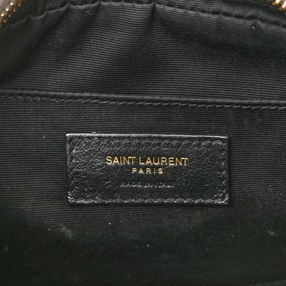 Saint Laurent Calfskin Matelasse Monogram Lou Camera Bag Military Olive 5 of 9