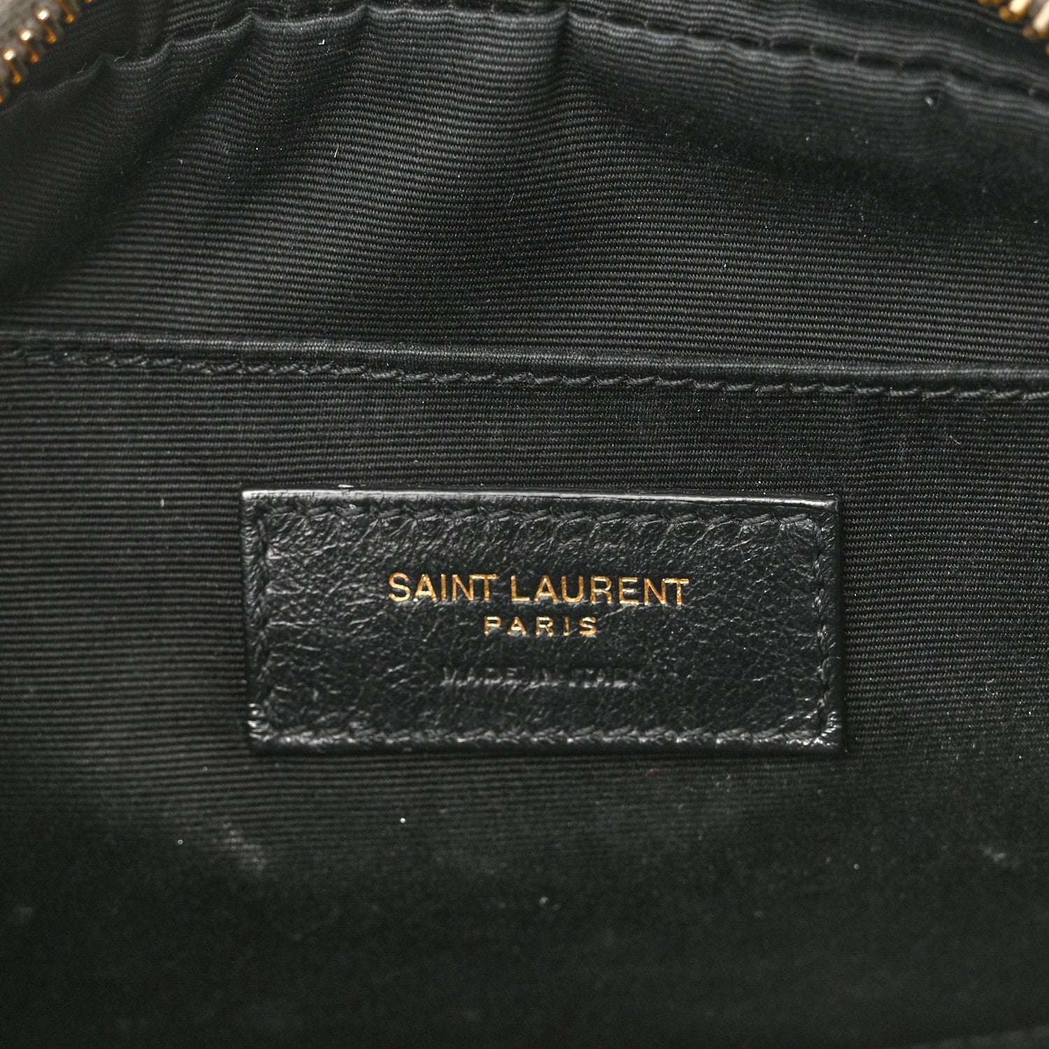 Saint Laurent Calfskin Matelasse Monogram Lou Camera Bag Military Olive 5 of 9