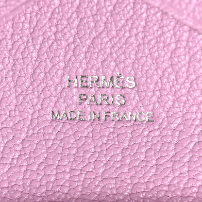 Hermes Chevre Mysore Calvi Duo Card Case Mauve Sylvestre 8 of 10