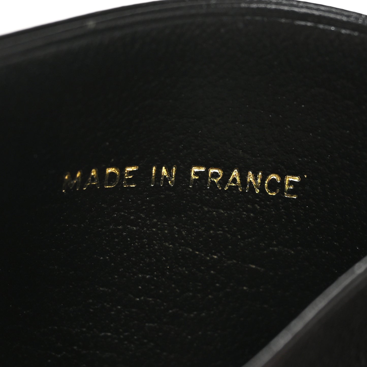 Goatskin CC Card Holder Black