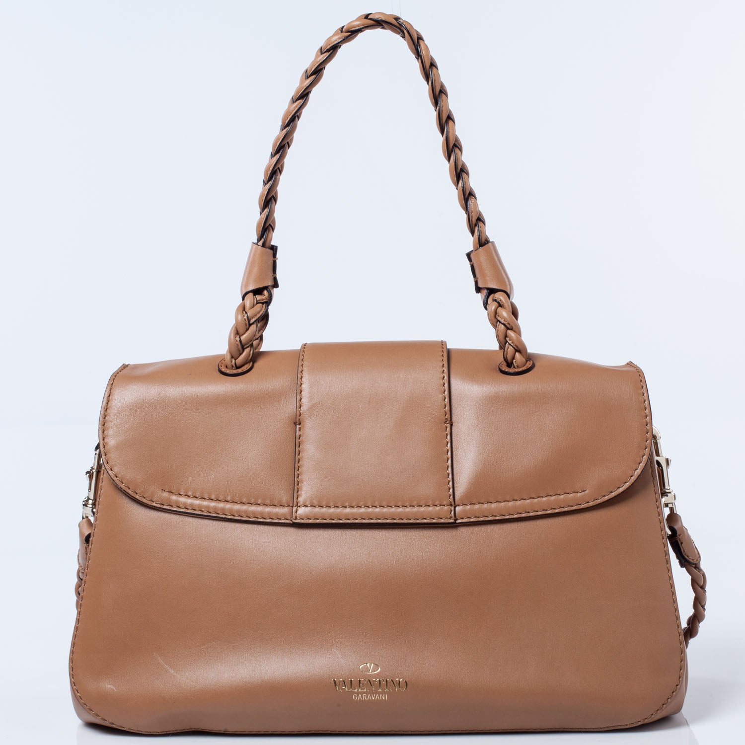 Valentino Garavani Leather Histoire Flap 4 of 10