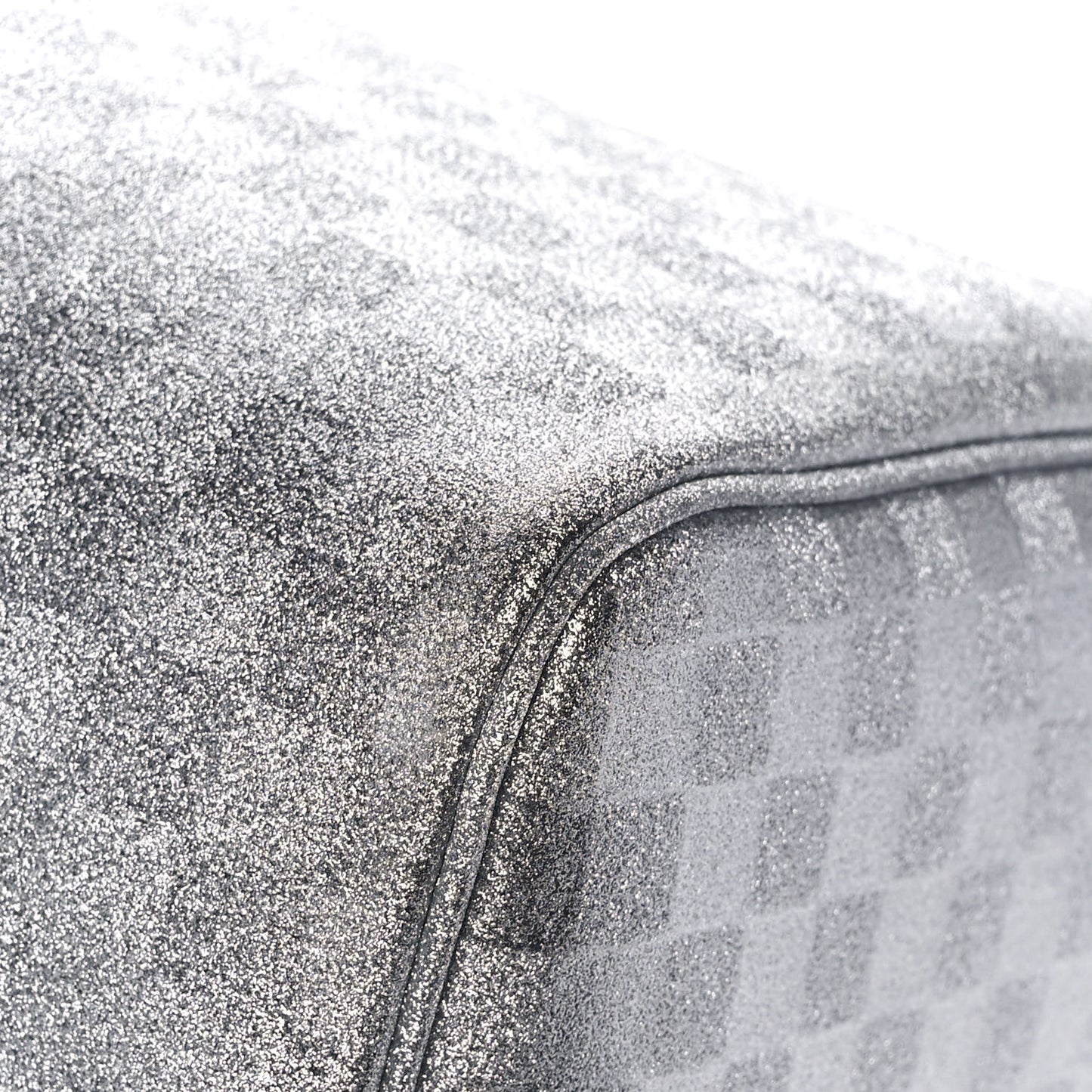 Damier Glitter Keepall Bandouliere 50 Silver