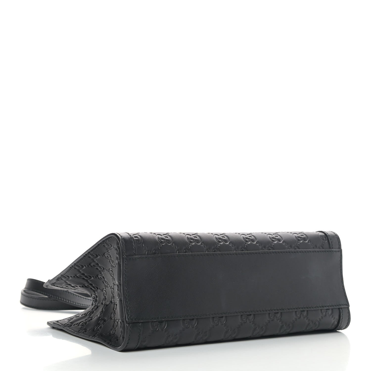 Gucci Guccissima Small Padlock Tote Black 4 of 9