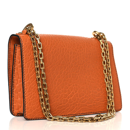 Christian Dior Canyon Grained Lambskin J'Adior Chain Flap Bag Orange 3 of 8