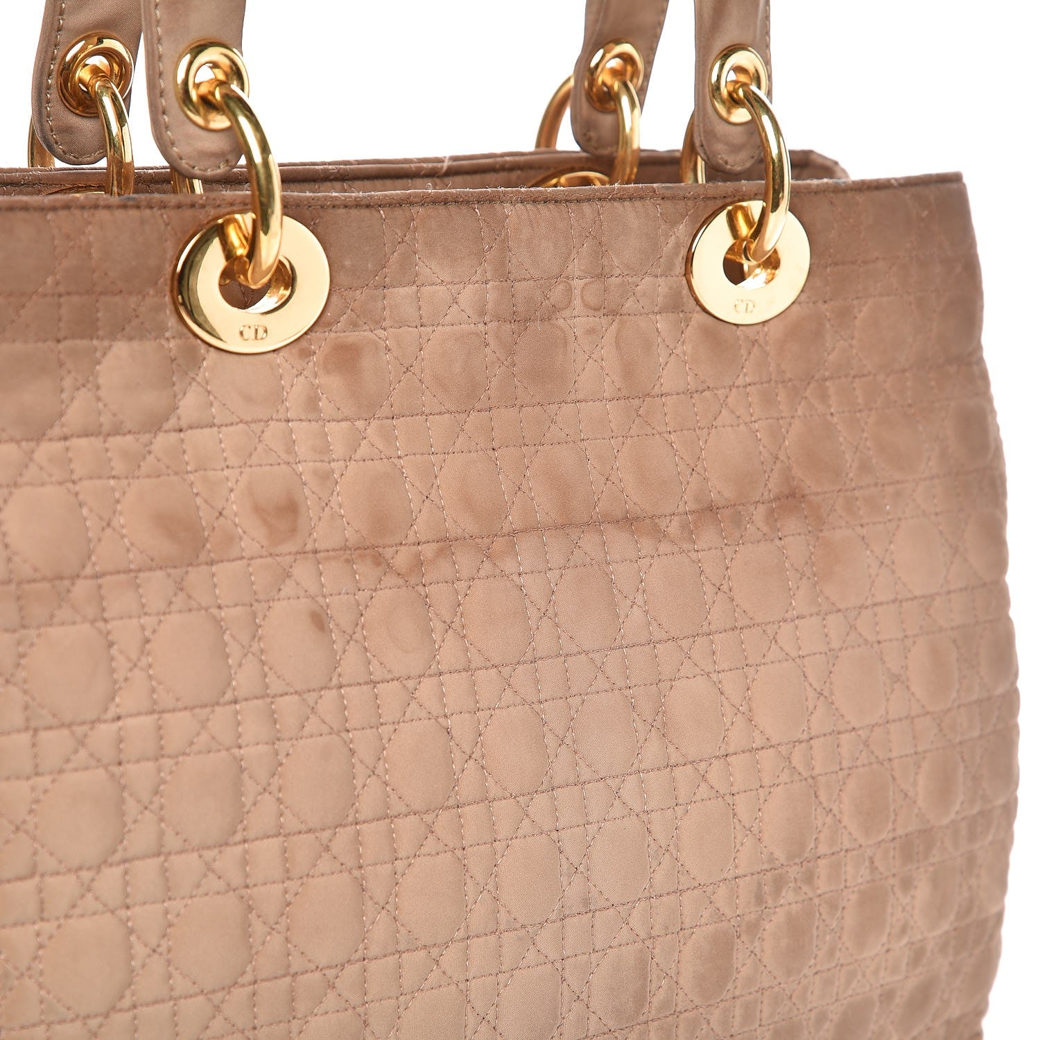 Christian Dior Nylon Cannage Medium Lady Dior Brown 12 of 17