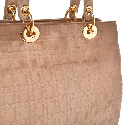 Christian Dior Nylon Cannage Medium Lady Dior Brown 12 of 17