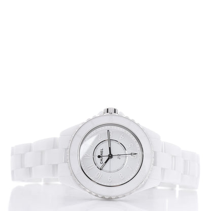 Chanel Stainless Steel Ceramic 33mm J12 Phantom Quartz Watch White 3 of 6