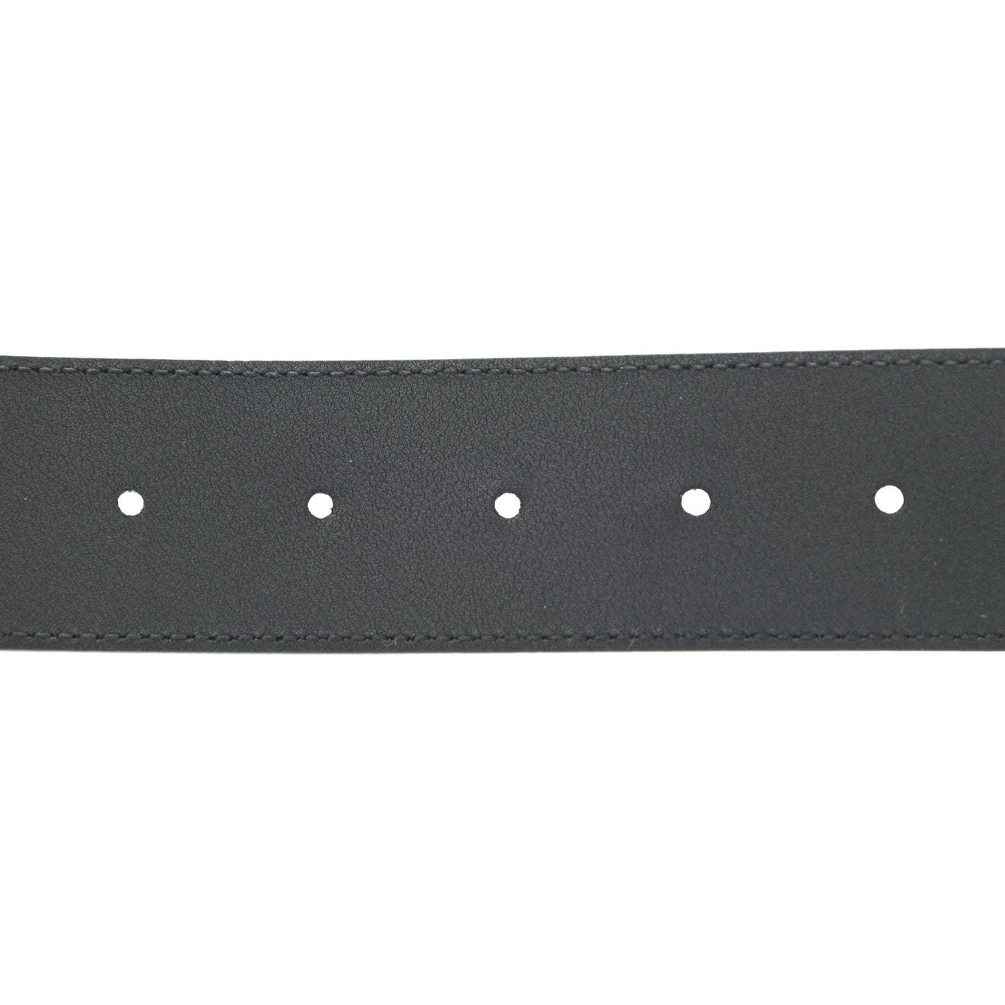 Plutone Calfskin Palladium Double G 40mm Belt 105 42 Black