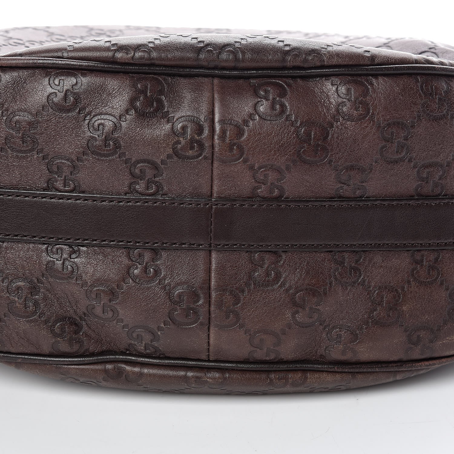 Gucci Guccissima Medium GG Twins Hobo Dark Brown 15 of 18