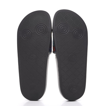 Gucci GG Supreme Monogram Psychedelic Slide Sandals 8 Black Multicolor 5 of 7