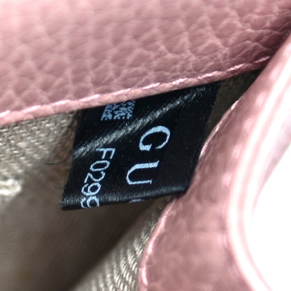 Gucci Dollar Calfskin Small Interlocking G Shoulder Bag Soft Pink 7 of 10
