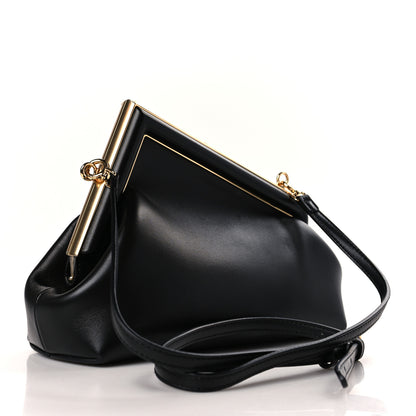 Fendi Shiny Nappa Small Fendi First Black 3 of 9