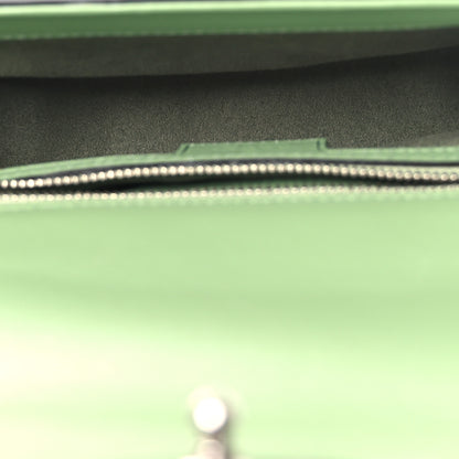 Gucci Senna Calfskin Petite GG Top Handle Shoulder Bag Green Soil Grass 5 of 13