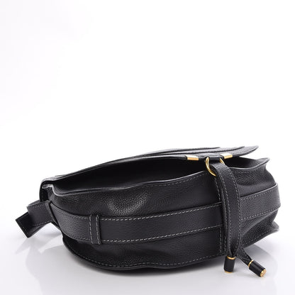 Chloe Calfskin Medium Marcie Round Crossbody Bag Black 4 of 8