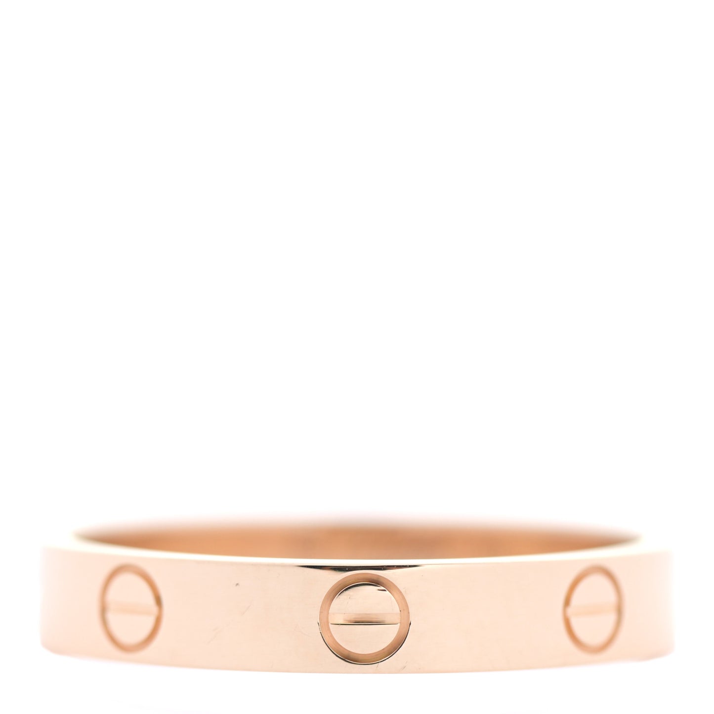 18K Yellow Gold 3.5mm LOVE Wedding Band Ring 60 9.25