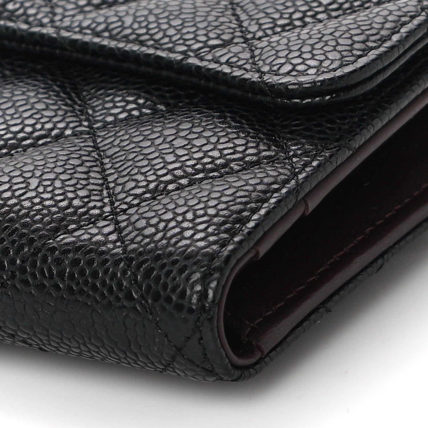 Chanel Caviar Quilted Large Flap Wallet Black 11 of 12