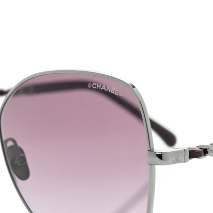 Chanel Metal Square Frame Chain Sunglasses 4274-Q 5 of 8