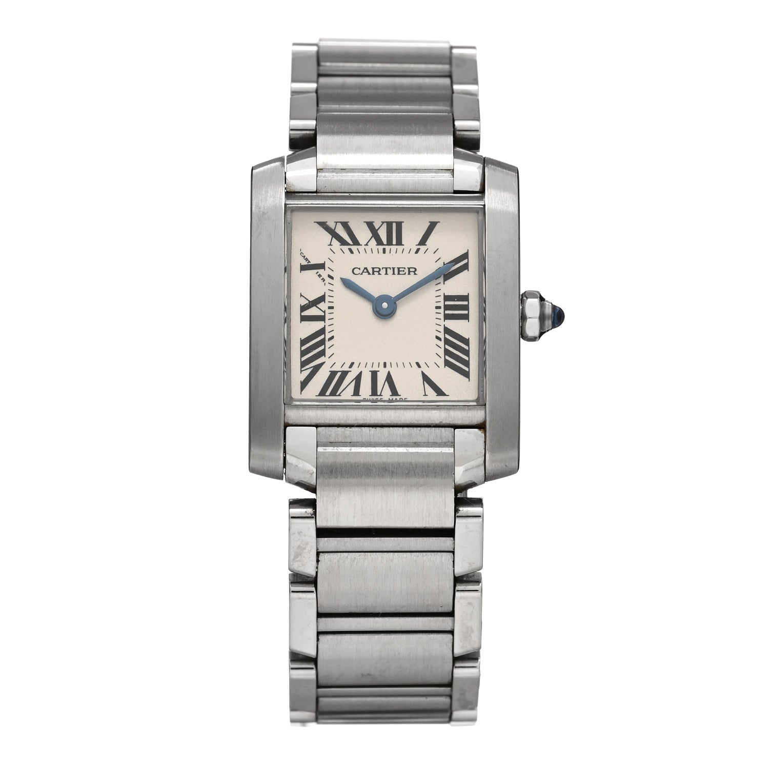 Cartier Stainless Steel 20mm Tank Francaise Quartz Watch 1 of 4
