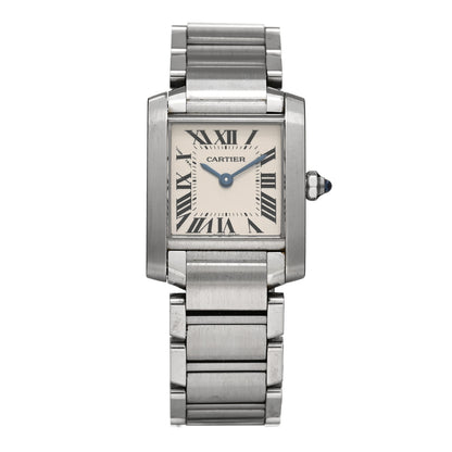 Cartier Stainless Steel 20mm Tank Francaise Quartz Watch 1 of 4