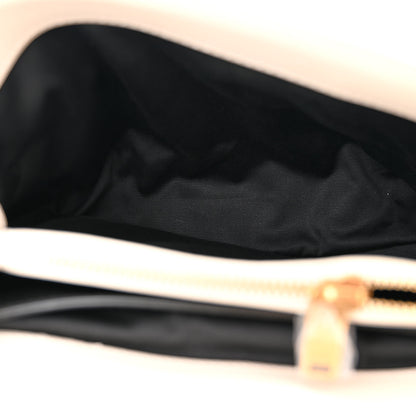 Saint Laurent Cotton Gauze Y Quilted Monogram Small Loulou Chain Satchel Vanilla Ice 5 of 10